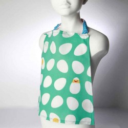 Bavoir enfant Poussin avec cordon élastique
