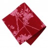 Pièce thermocollante fleurs rouge