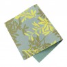 Pièce thermocollante fleurs gris