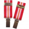 Bretelles pantalon Rayures rouge