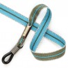 Cordon-lunettes Bicolore gris et bleu