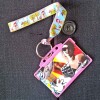 Dragonne porte carte / badge Chaperon rose