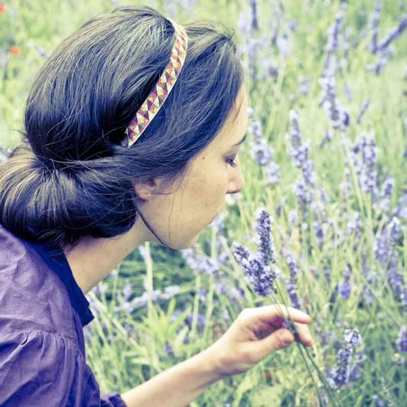 Bandeau à Cheveux - Coton - Mosaïque Multicolore