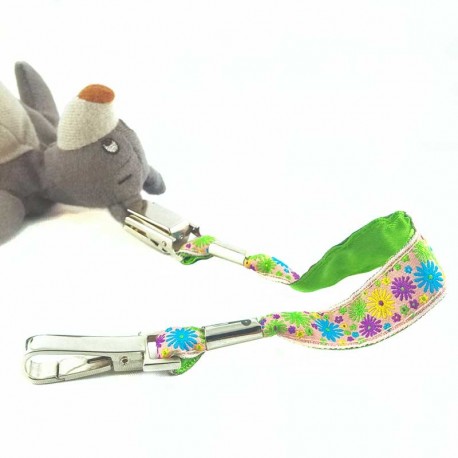 Attache-doudou fleurs