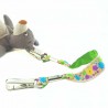 Attache-doudou fleurs