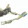 Attache-doudou Zigzag gris