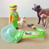 Attache-tétine Vaches & Train