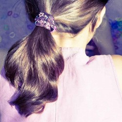 chouchou-cheveux-etoile-violet