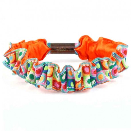 chouchou-cheveux-pois-multicolore