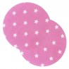 Patchs thermocollants Etoiles rose