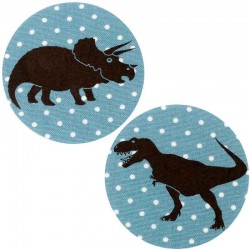 ecusson-thermocollant-dinosaure-tyrannosaure-pois-bleu