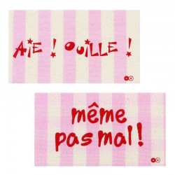 ecusson-thermocollant-meme-pas-mal-rayure-rose