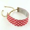 bracelet-ruban-pois-rouge