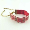 bracelet-ruban-fleur-romance-rouge