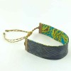 bracelet-ruban-cuir-gris