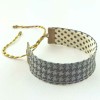 bracelet-ruban-pied-poule-gris