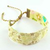 bracelet-ruban-fleur-beige