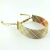 bracelet-ruban-ecossais-marron-beige