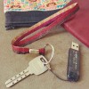 dragonne-porte-clefs-lurex-rouge