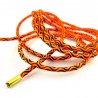 Lacets élastiques orange fluo 130cm