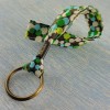 porte-clef-pois-vert