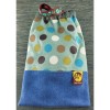 pochette-smartphone-fleur-turquoise