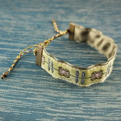 bracelet-ruban-romance-kaki