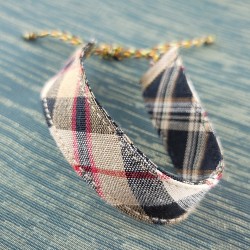 bracelet-ruban-ecossais-noir
