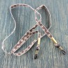Cordon-lunettes Pois cuivre