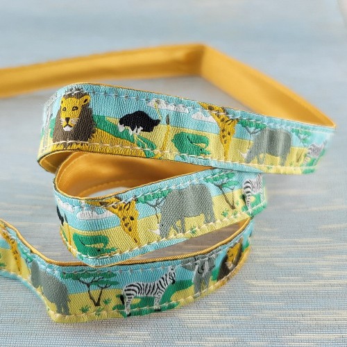 ruban-jacquard-animaux-savane