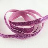 Ruban velours lurex rose