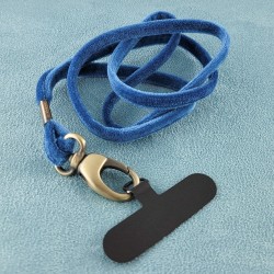 Antivol smartphone Velours bleu