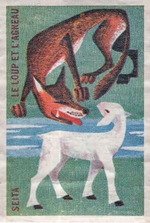 illustration-loup-agneau-boite-allumette